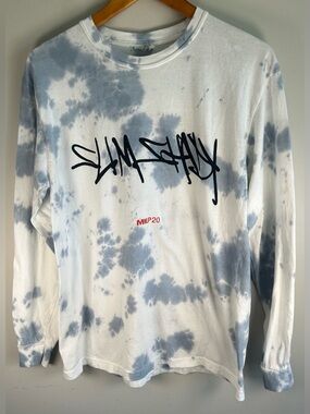 Eminem Men’s Long Sleeve Shirt Sz M Tie Dye Marshall Mathers LP 20th Slim Shady
